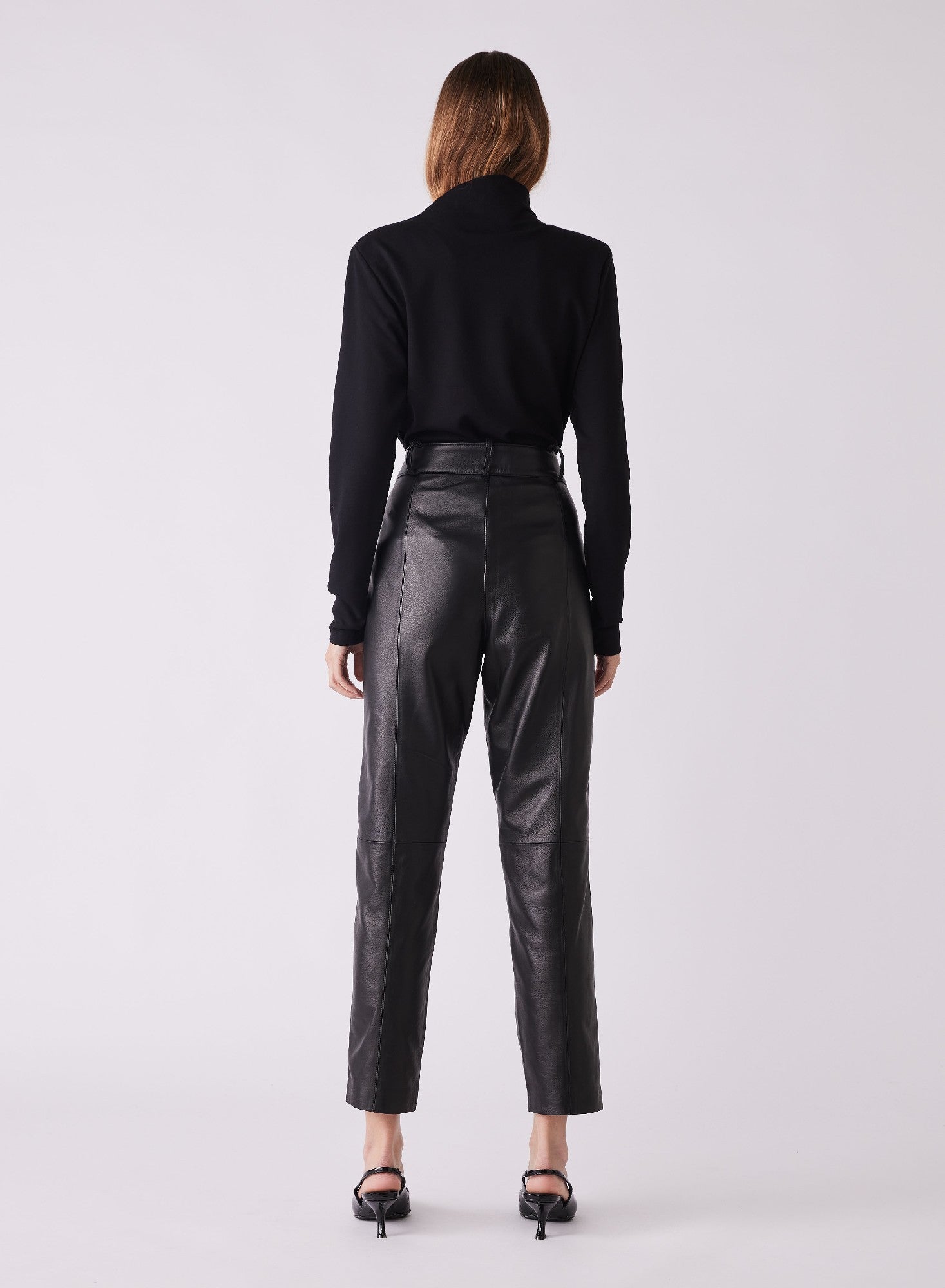 Esmaee Ellery Leather Pant [COLOUR:Black SIZE:S]