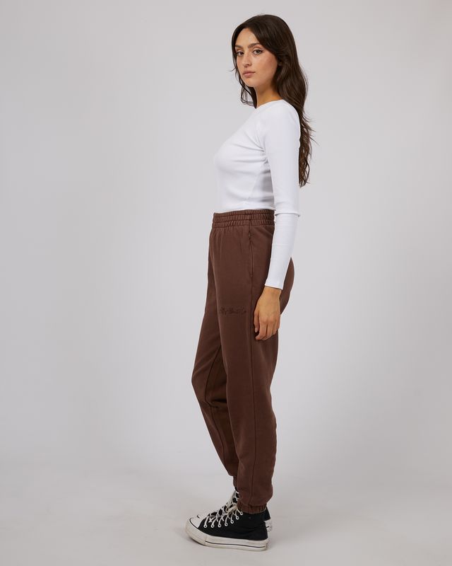 All About Eve Classic Trackpant [COLOUR:Brown SIZE:8]