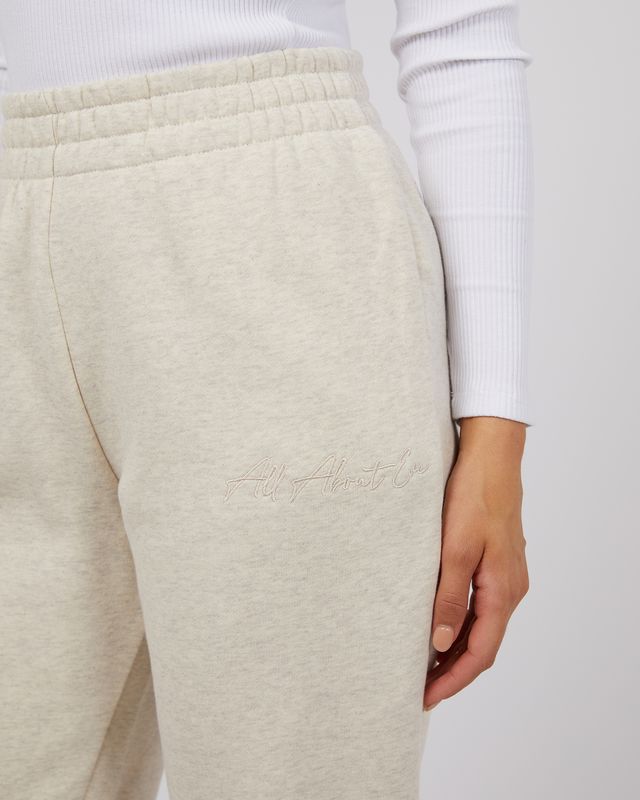 All About Eve Classic Trackpant [COLOUR:Oat SIZE:8]