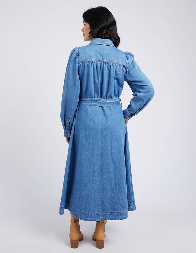 Elm Lucinda Denim Shirt Dress [COLOUR:Blue SIZE:8]