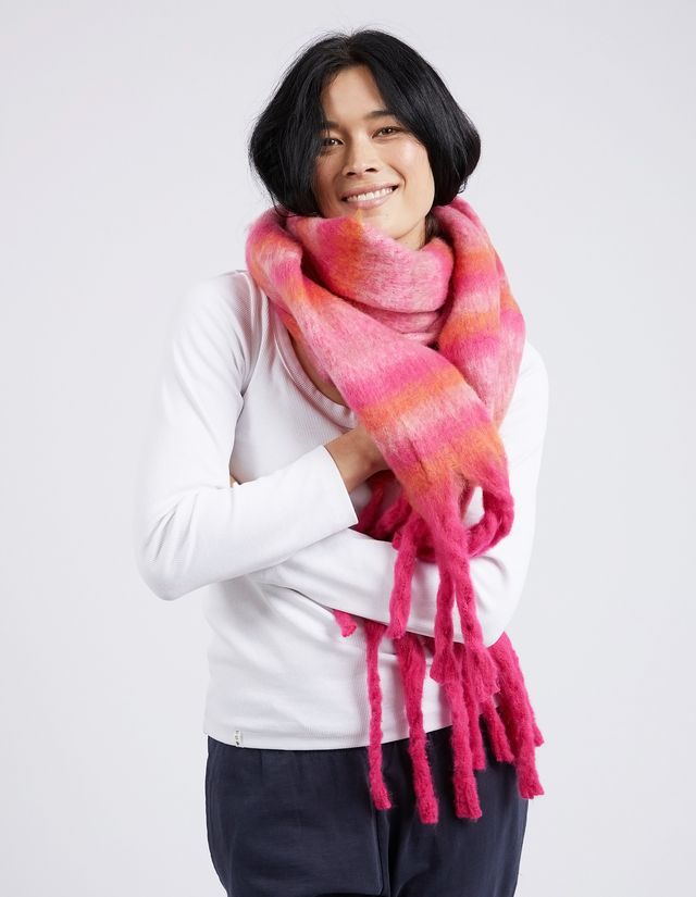 Elm Sunrise Scarf - Check