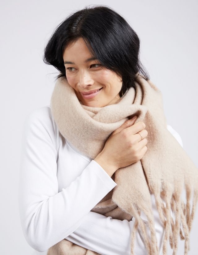 Elm Comfy Scarf - Oat