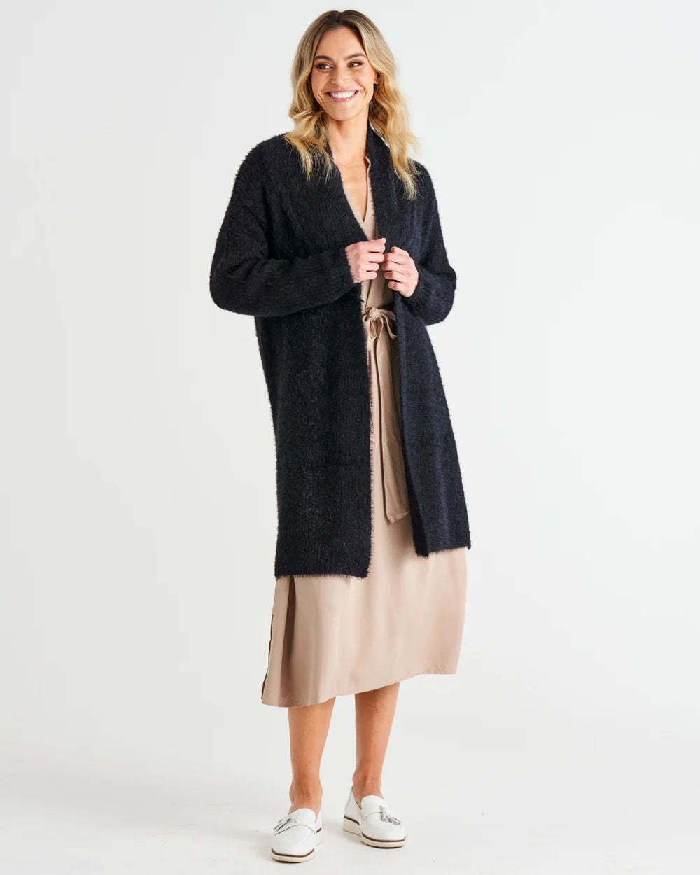 Betty Basics Mia Cardigan [COLOUR:Black SIZE:S]