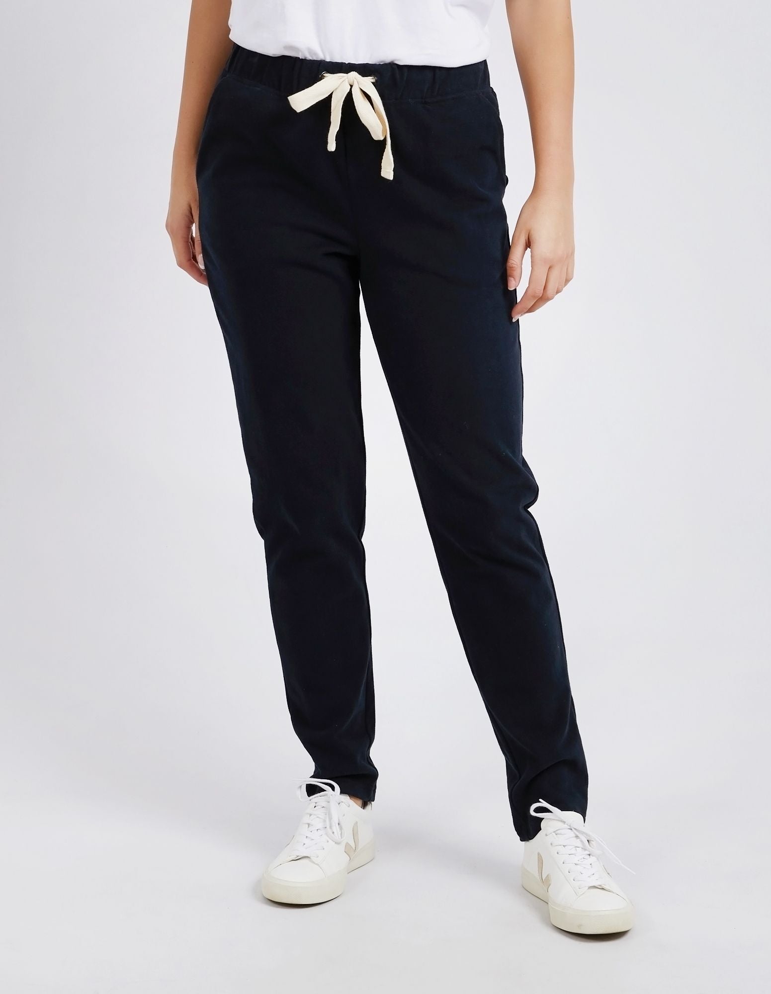 Foxwood Monday Pant Black | 100% Cotton Joggers | Little Extras Lifestyle | Forbes Women's Clothing Store