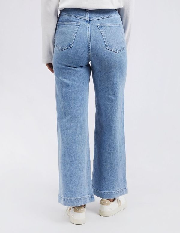 Foxwood Sarah Wide Leg Jean | Cotton Denim Pants | Women's Wide Leg Jeans | Women's Clothing Online Store Australia | Little Extras Lifestyle