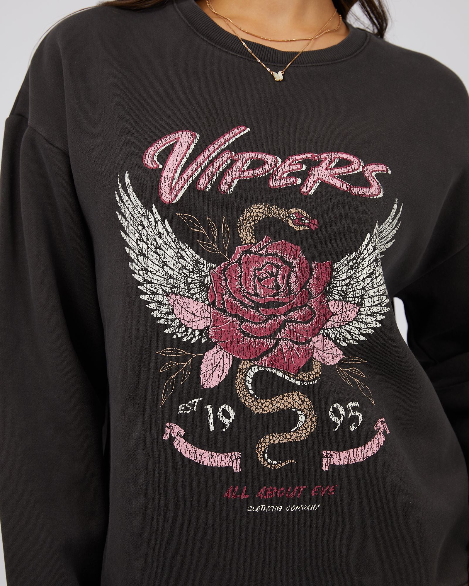 Viper Standard Crew Sweatshirt | Soft Cotton Blend with Exclusive AAE Graphic | True to Size Fit for Off-Duty Style