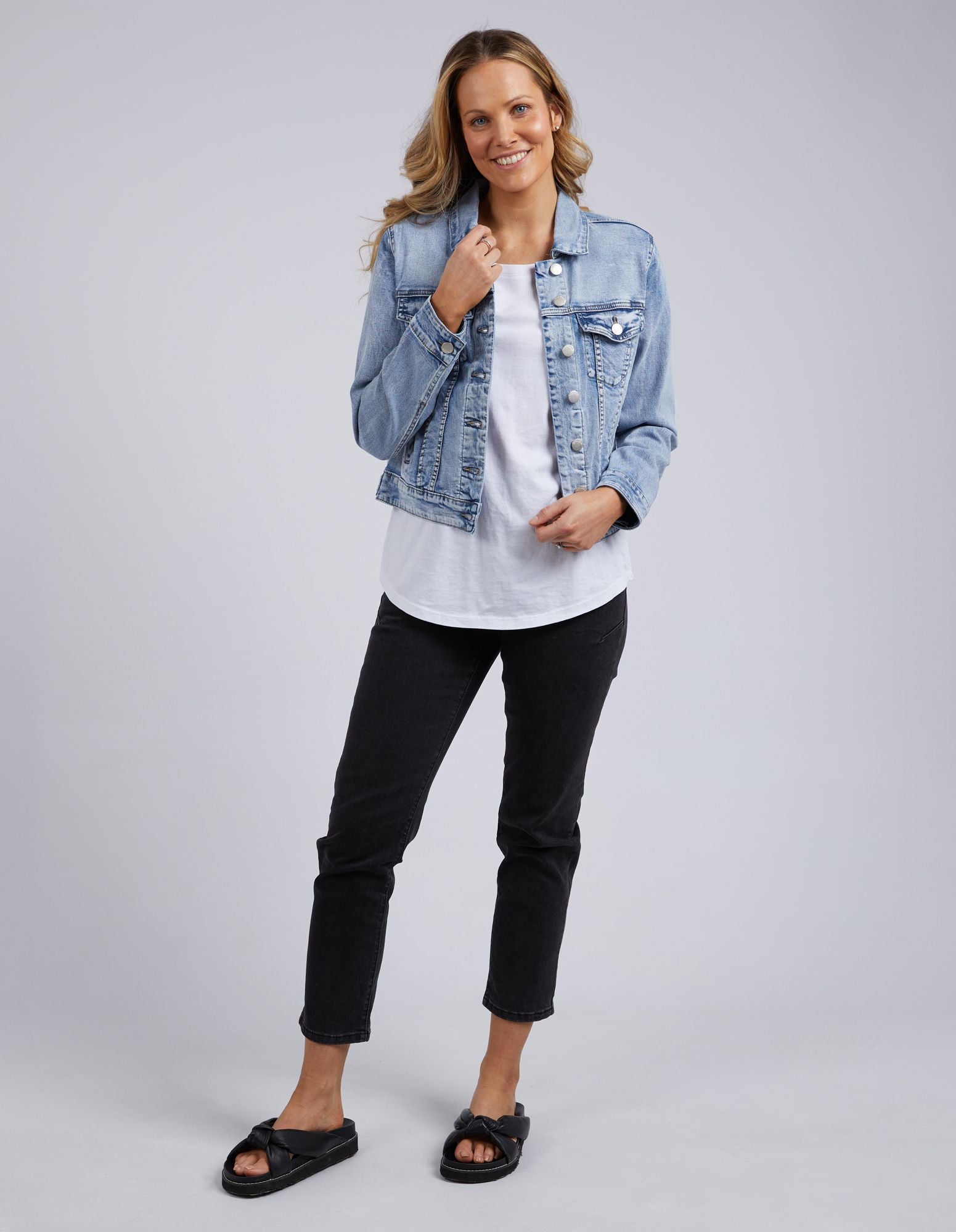 Foxwood Georgia Denim Jacket | Light Blue Wash Denim Jackets| Little Extras Lifestyle | Forbes Women's Coats and Jackets