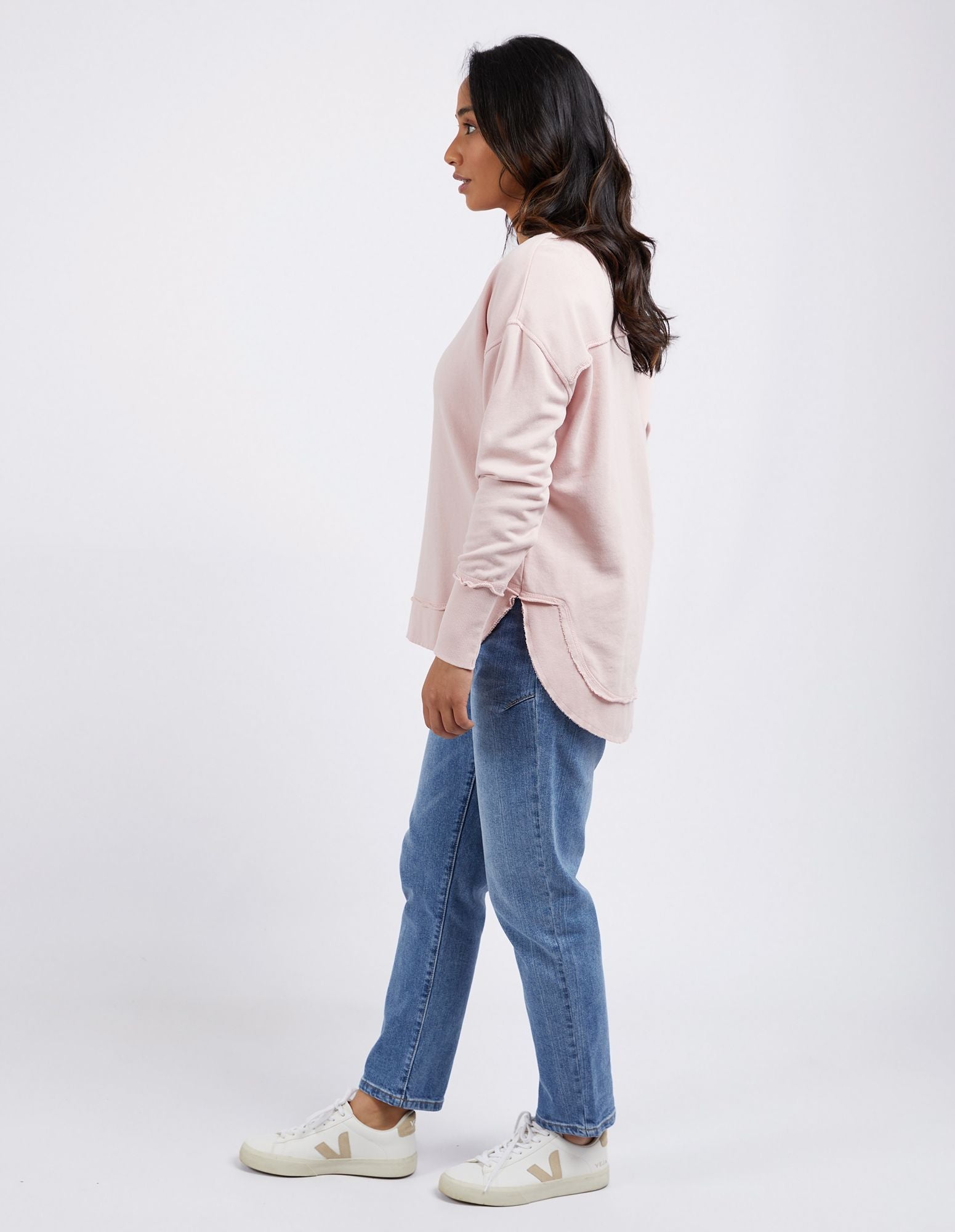 Foxwood Delilah Crew | Cotton Women's Sweatshirts | Little Extras Lifestyle Forbes | Women's Clothing Online Store