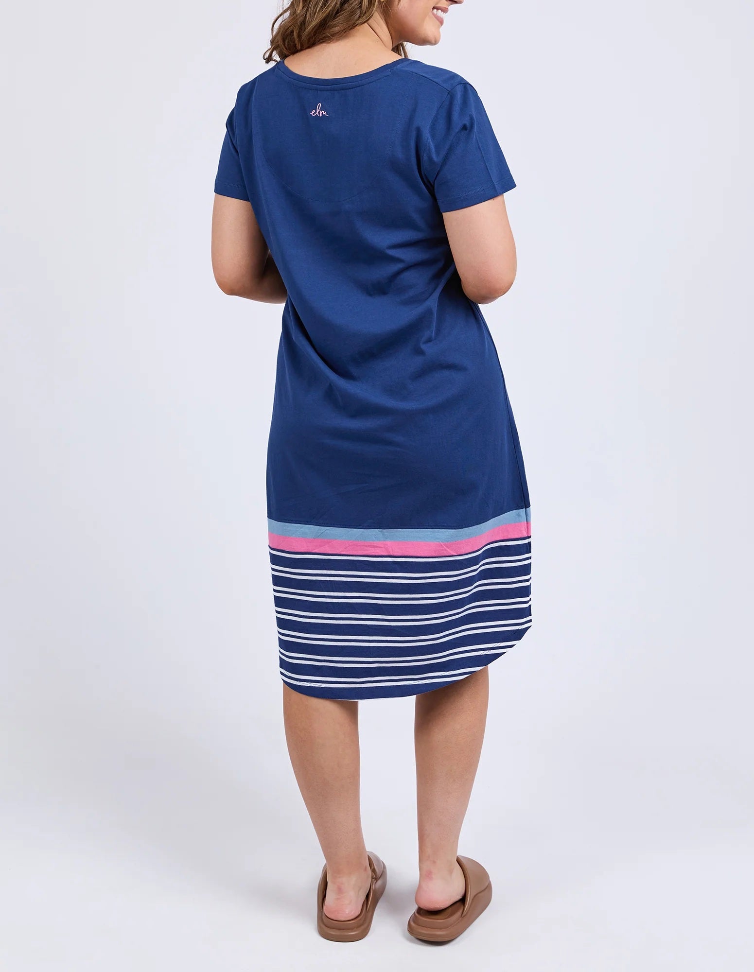 Elm Sylivia Tee Dress ( Blue Depths) Size 10