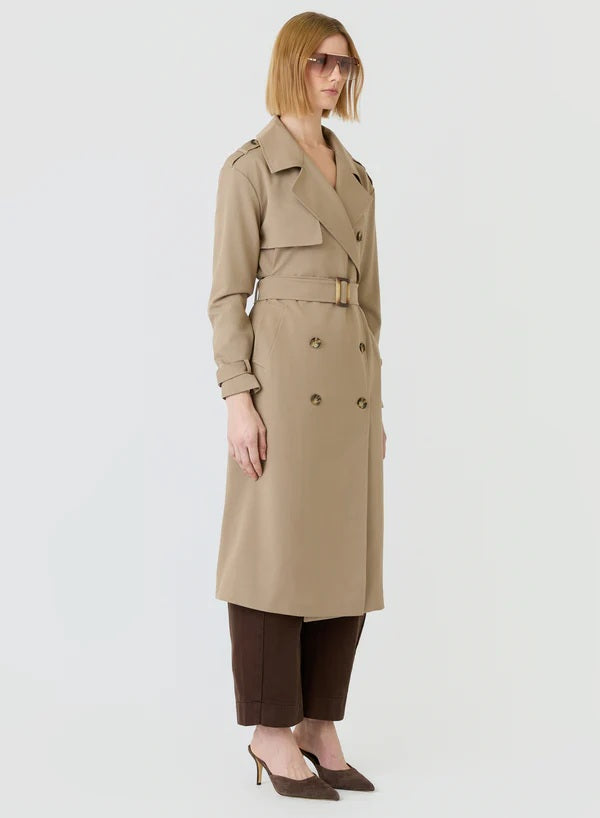 Esmaee Avenue Trench Coat ( Colour- Ashwood ) size - s