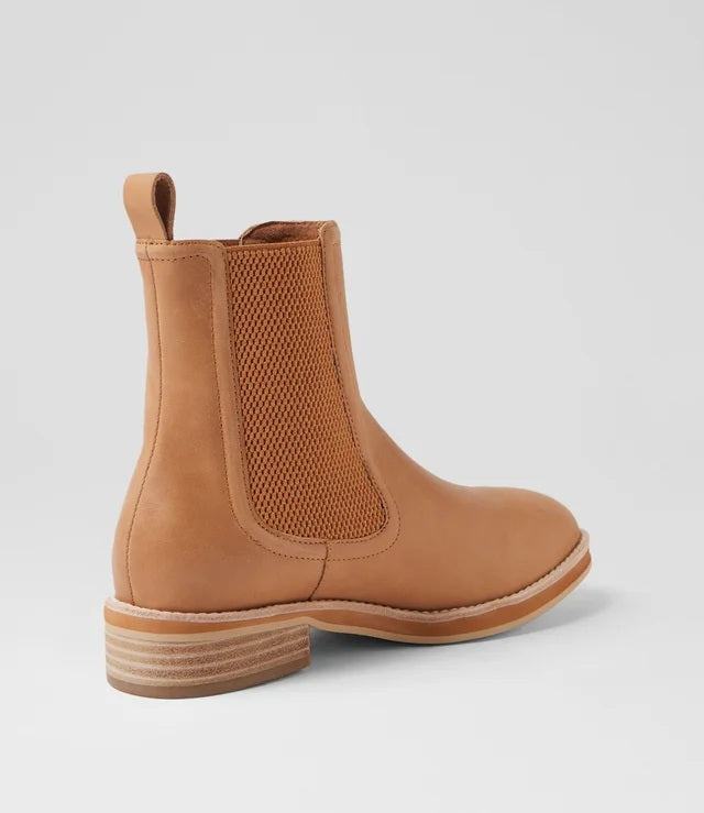 Tan Leather Pull-On Chelsea Boots | Little Extras Lifestyle Australia