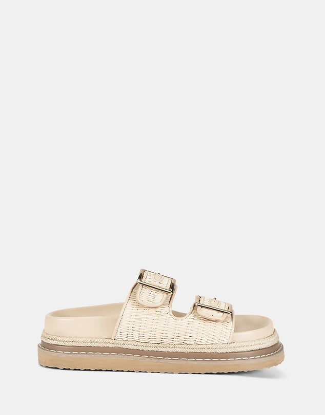 Billini Adonis Slide in Natural Raffia | Little Extras Lifestyle | Australia