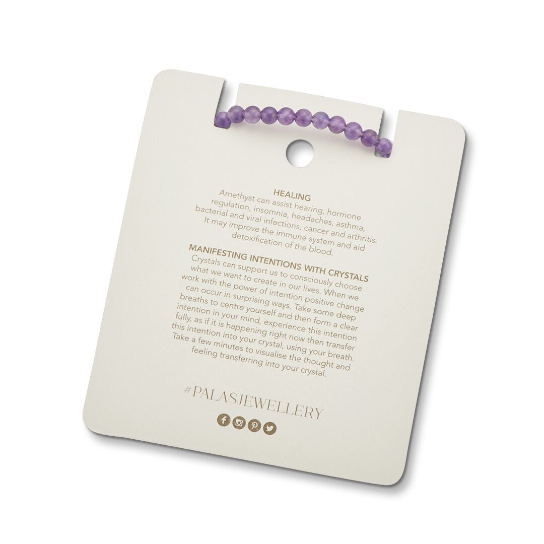 Palas Healing Gem Bracelet - Amethyst
