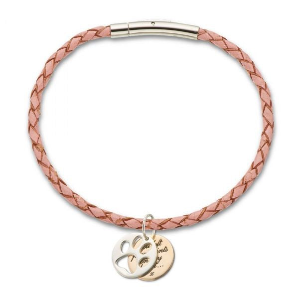 Palas Paw Prints On My Heart Slider Charm