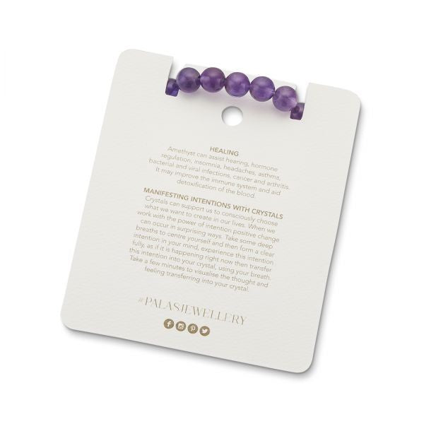 Palas Energy Gem Bracelet - Amethyst