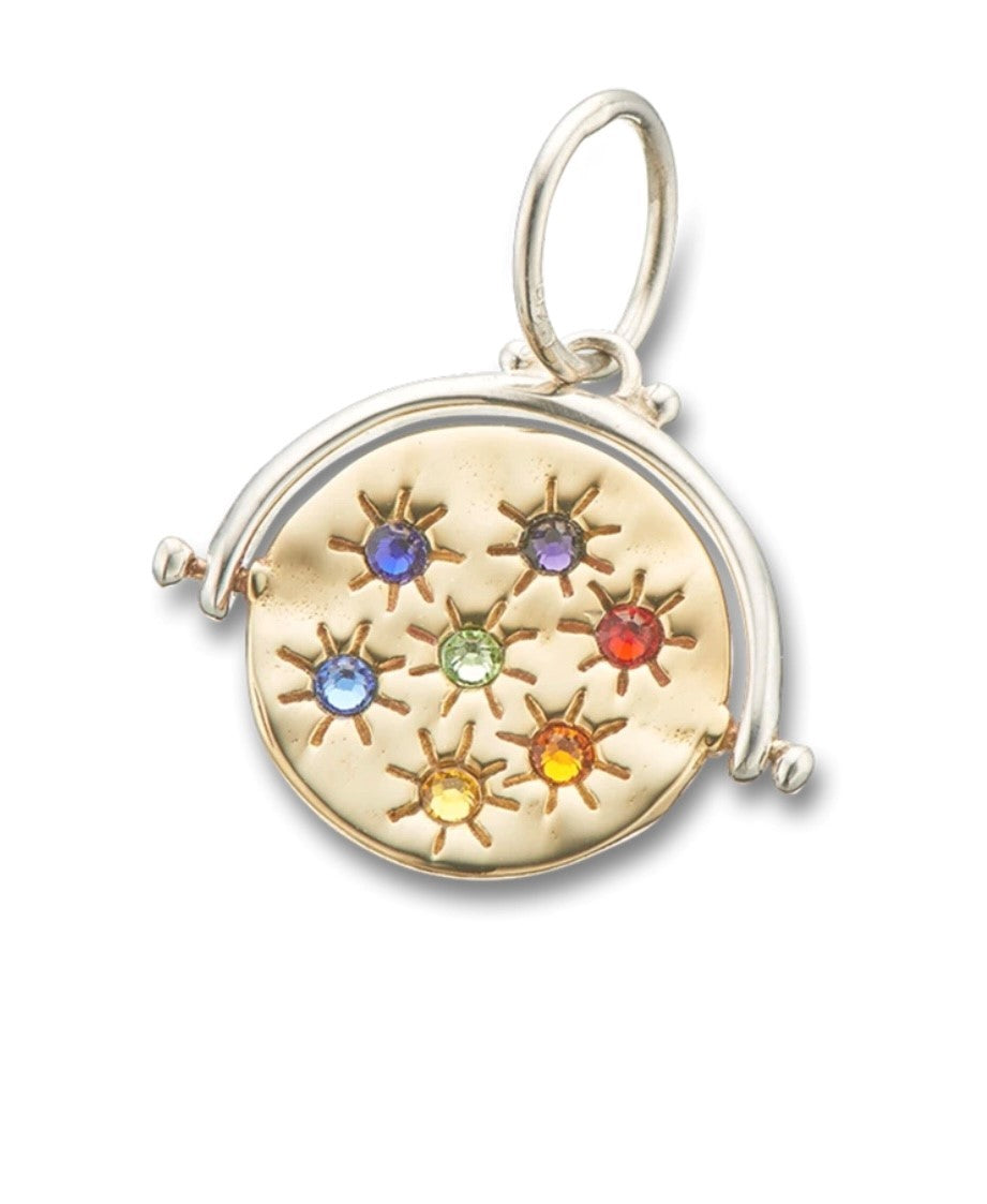 Palas Chakra Healing and Balance Spinner Charm