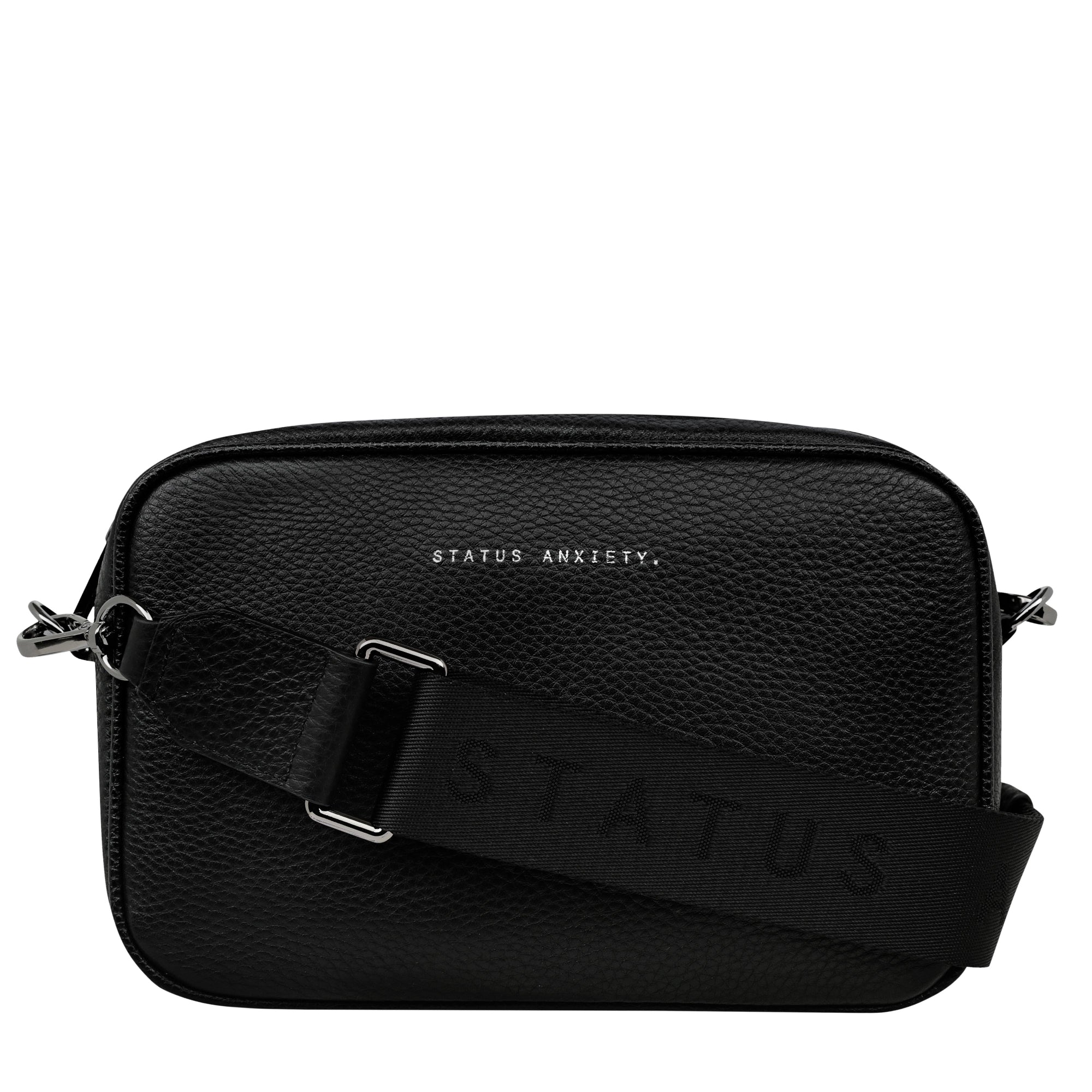 Status Anxiety Plunder with Webbed Strap [COLOUR:Black]