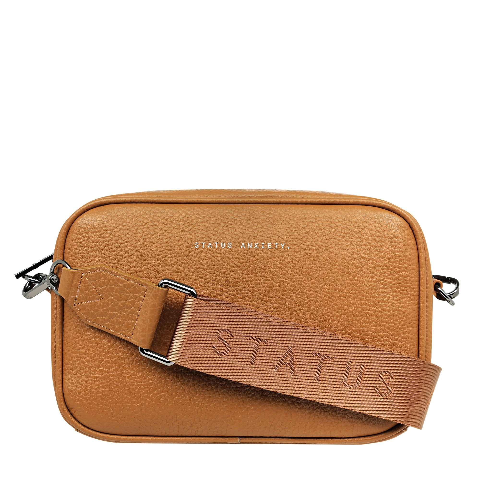 Status Anxiety Plunder with Webbed Strap [COLOUR:Tan]