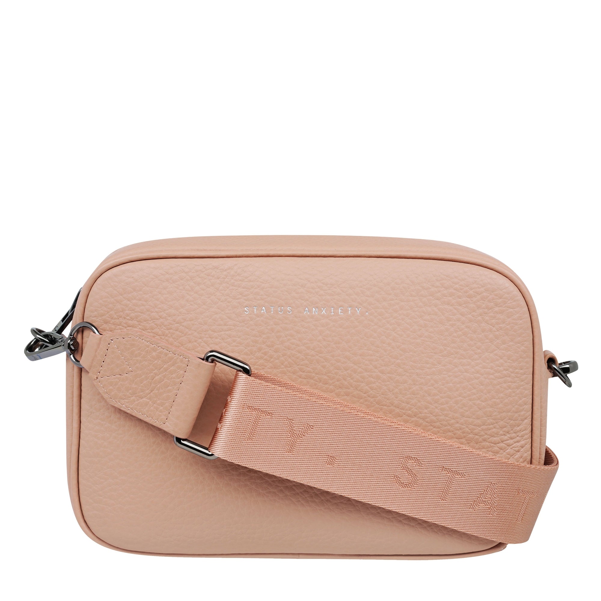 Status Anxiety Plunder with Webbed Strap [COLOUR:Dusty pink]