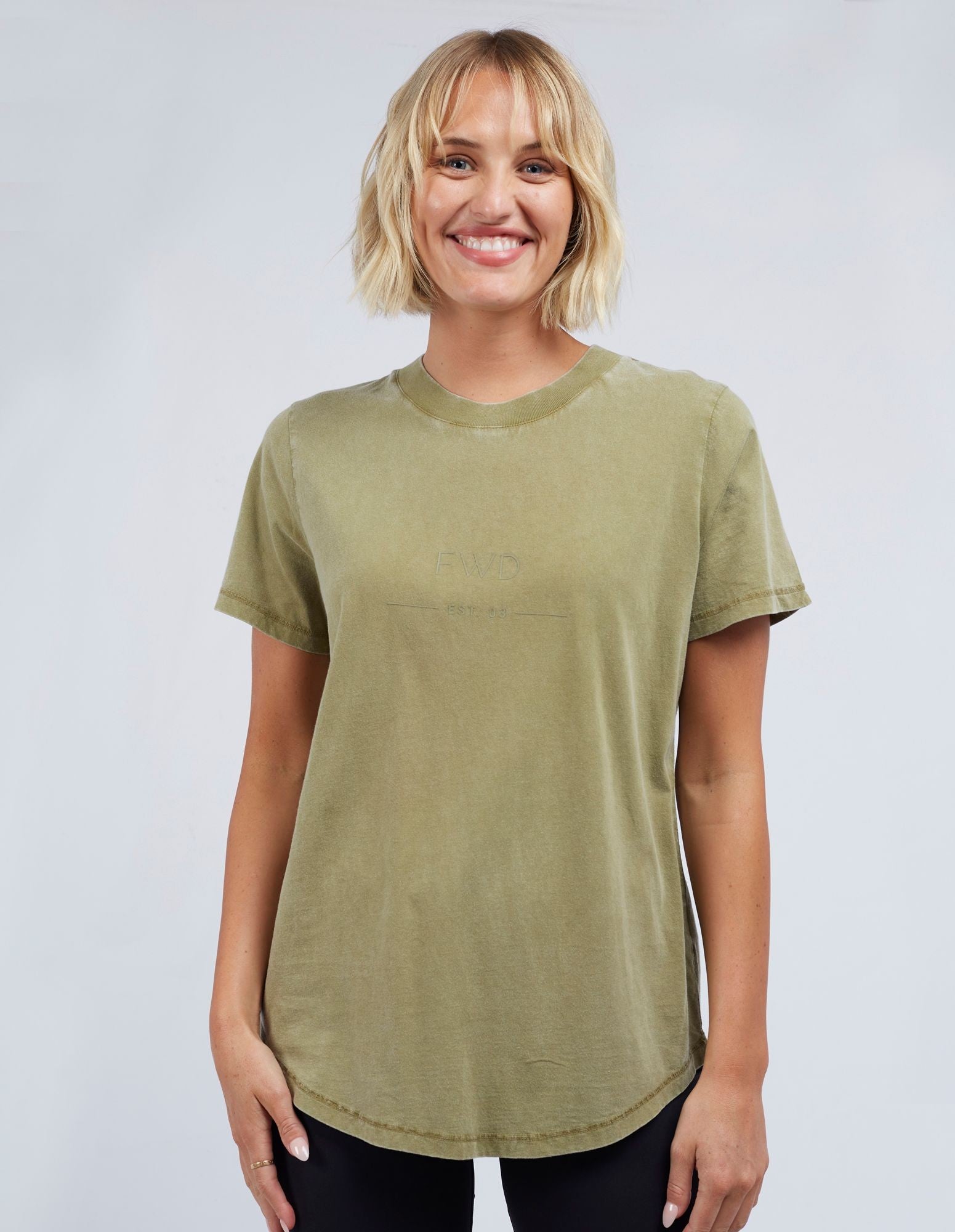 Foxwood Fly Tee [COLOUR:Olive SIZE:10]