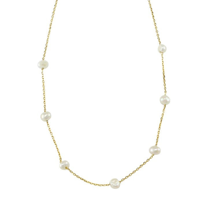 Jolie & Deen Fresh Water Pearl Necklace - Gold | Little Extras Lifestyle