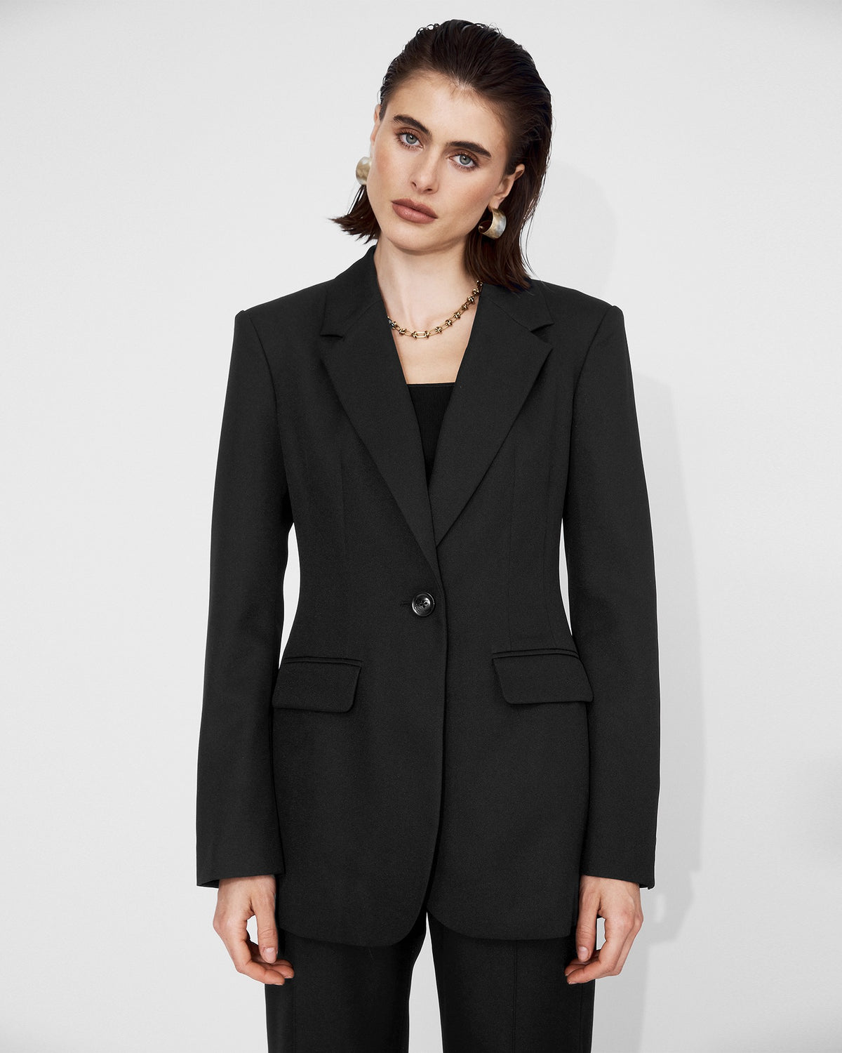 LEL Loves Chiara Blazer | Black Women's Coats Australia