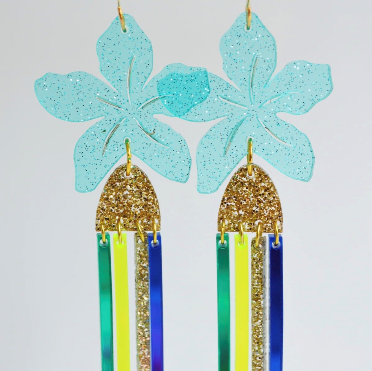 Hagen & Co Garden Party Earring - Aqua