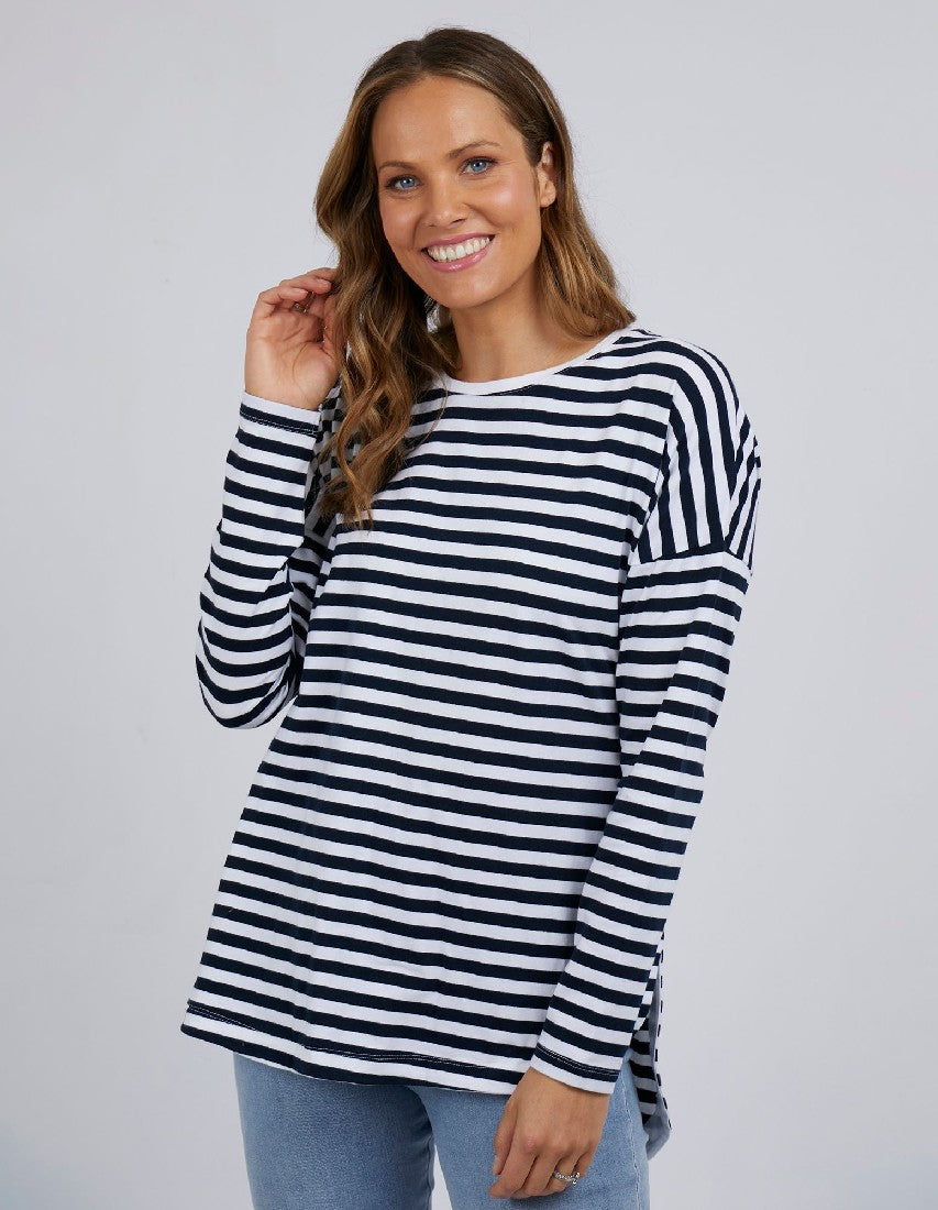 Elm Lauren Stripe L/S Tee