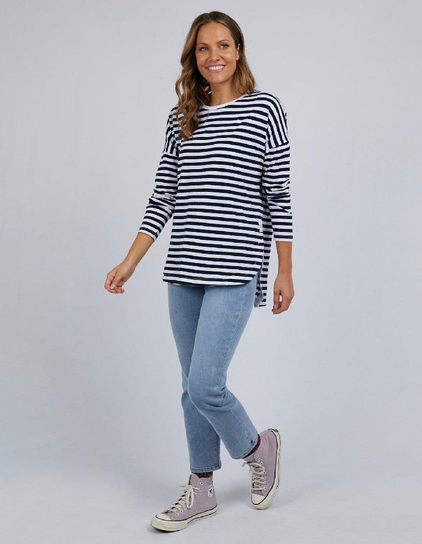 Elm Lauren Stripe L/S Tee - Little Extras Lifestyle Boutique