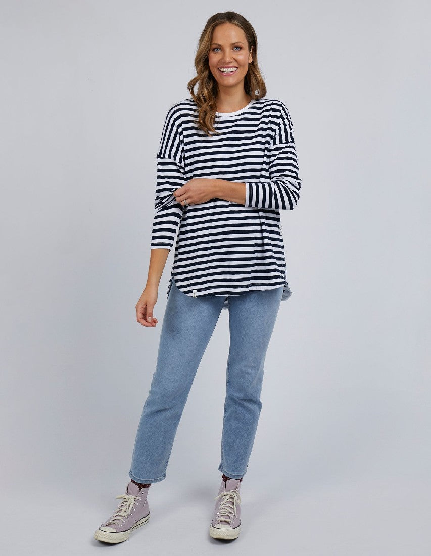 Elm Lauren Stripe L/S Tee - Little Extras Lifestyle Boutique