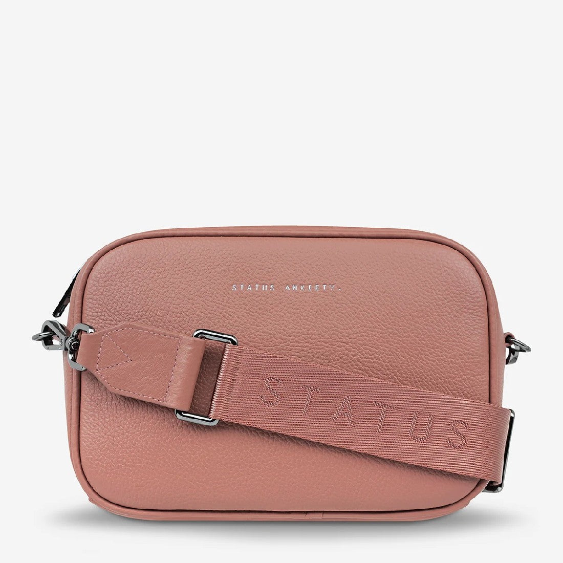 Status Anxiety Plunder with Webbed Strap [COLOUR:Dusty rose]