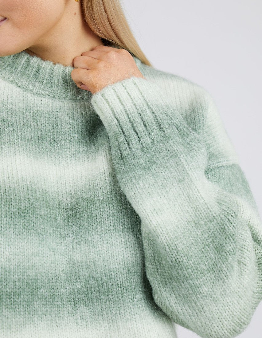 Elm Briony Ombre Knit [COLOUR:Green Combo SIZE:S]