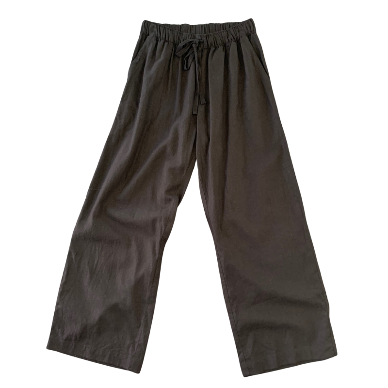 Carbon Isla Linen Pant [COLOUR:Black SIZE:Xxs]