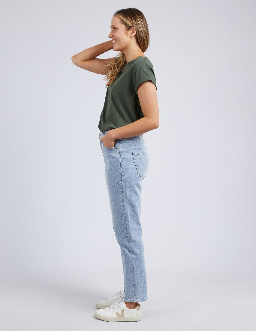 Foxwood Manly Tee | Green Women's T-Shirt | Little Extras Lifestyle | Forbes Women's Tops