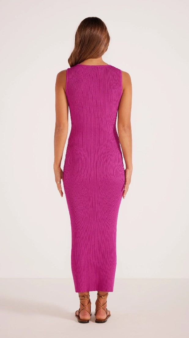 MinkPink Kosa Knit Midi Dress