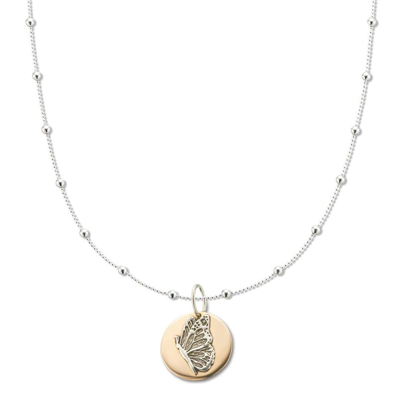 Palas Ball Bead Chain [COLOUR:Sterling silver 40cm]