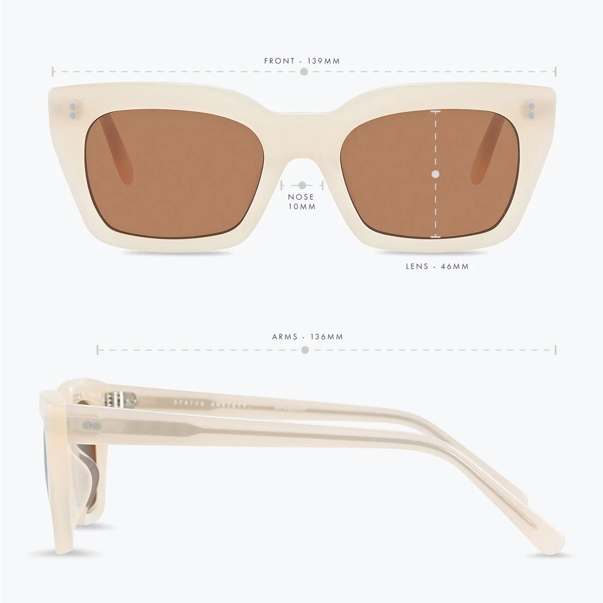 Status Anxiety Antagonist Sunnies [COLOUR:Nude]