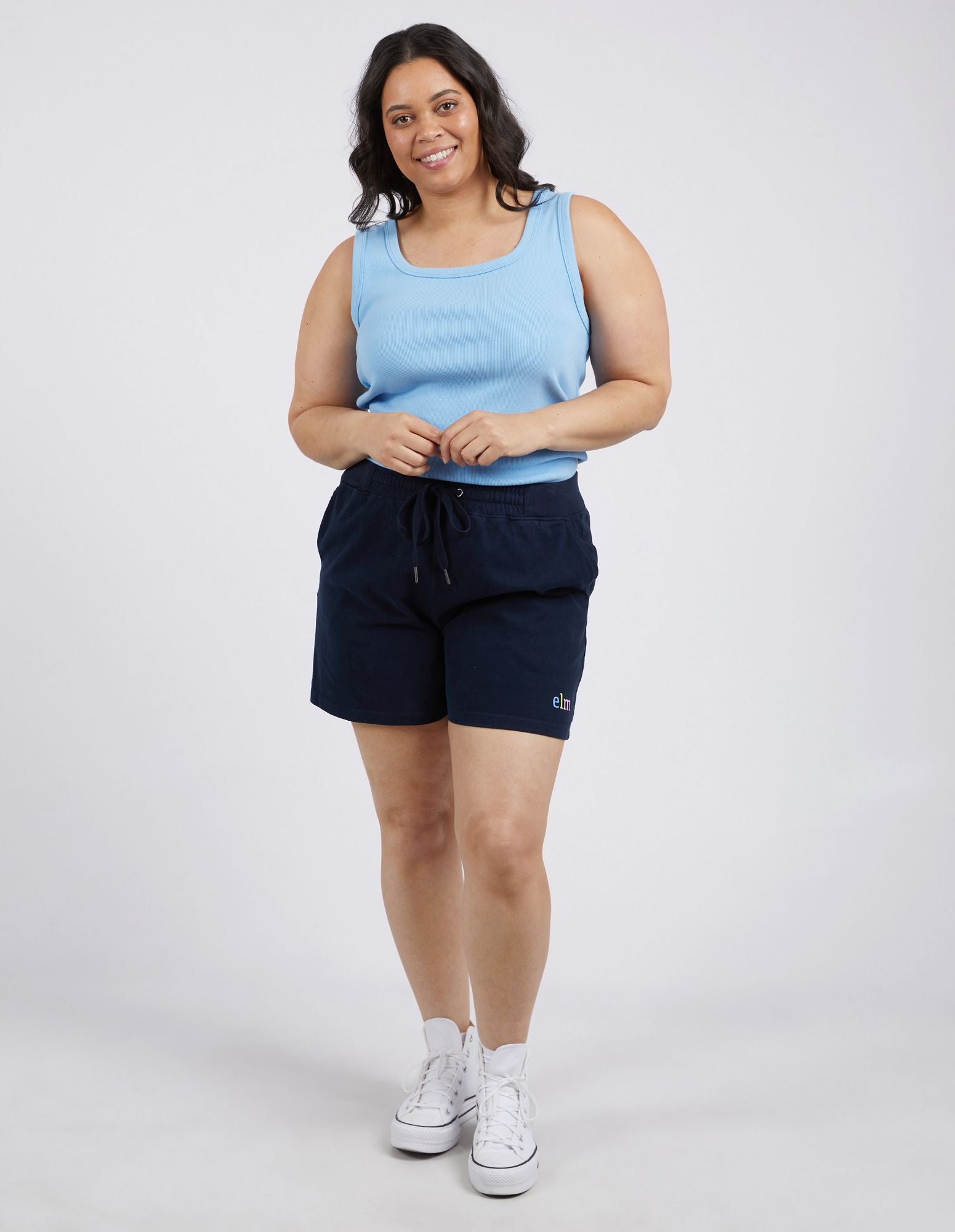 Elm Logo Short in Navy