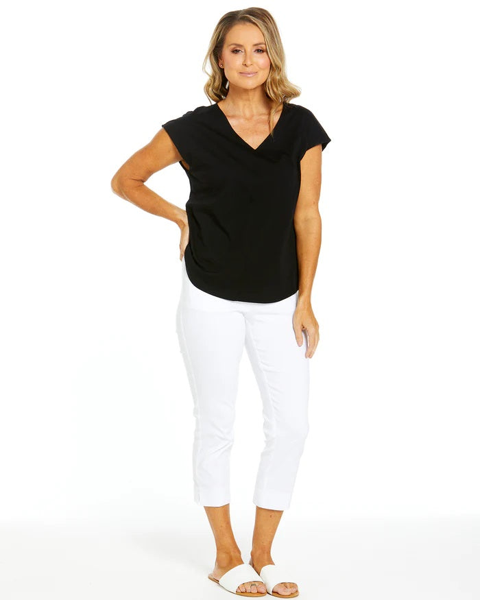 Betty Basics Summer V-Neck Tee