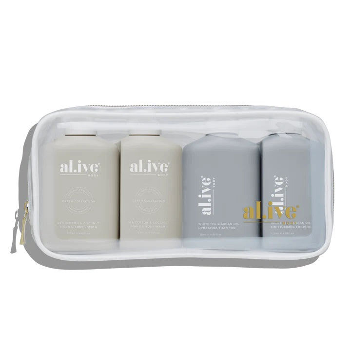 Al.ive Body Hair & Body Travel Pack of 4