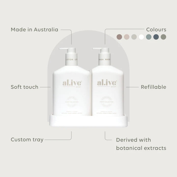 Al.ive Body Wash & Lotion Duo Pack - Mango & Lychee