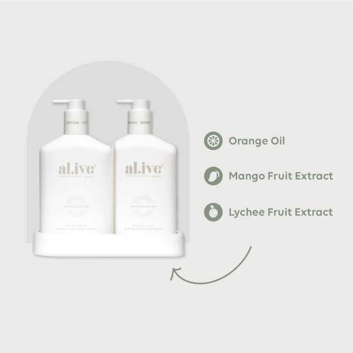 Al.ive Body Wash & Lotion Duo Pack - Mango & Lychee | Online Women's Boutique