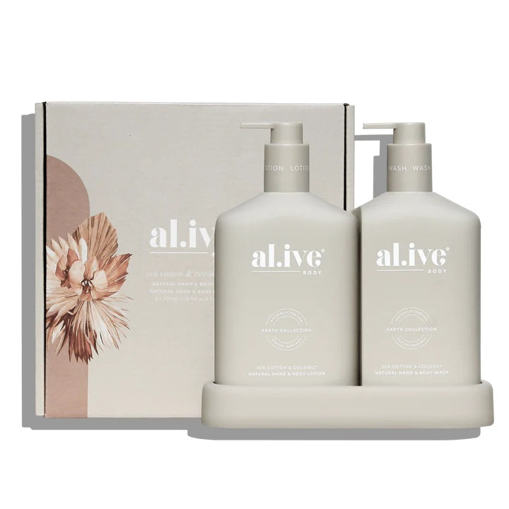 Al.Ive Body Wash & Lotion Duo Pack - Sea Cotton & Coconut