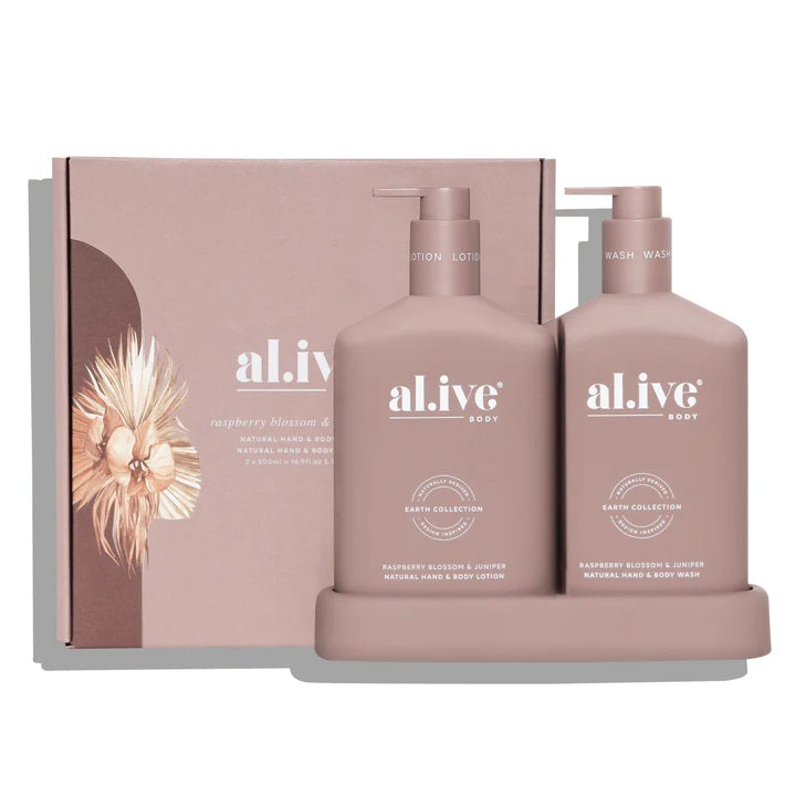 Al.Ive Body Wash & Lotion Duo Pack - Raspberry Blossom & Juniper