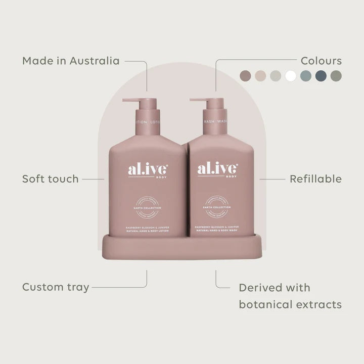 Al.ive Body Wash & Lotion Duo Pack - Raspberry Blossom & Juniper