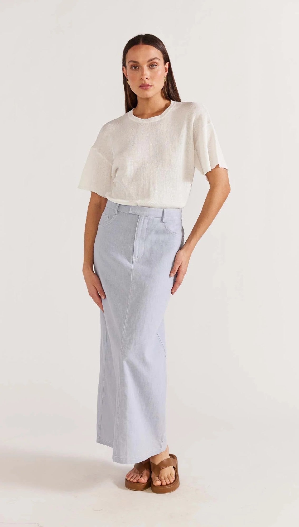 Staple the Label Harvest Midi Skirt