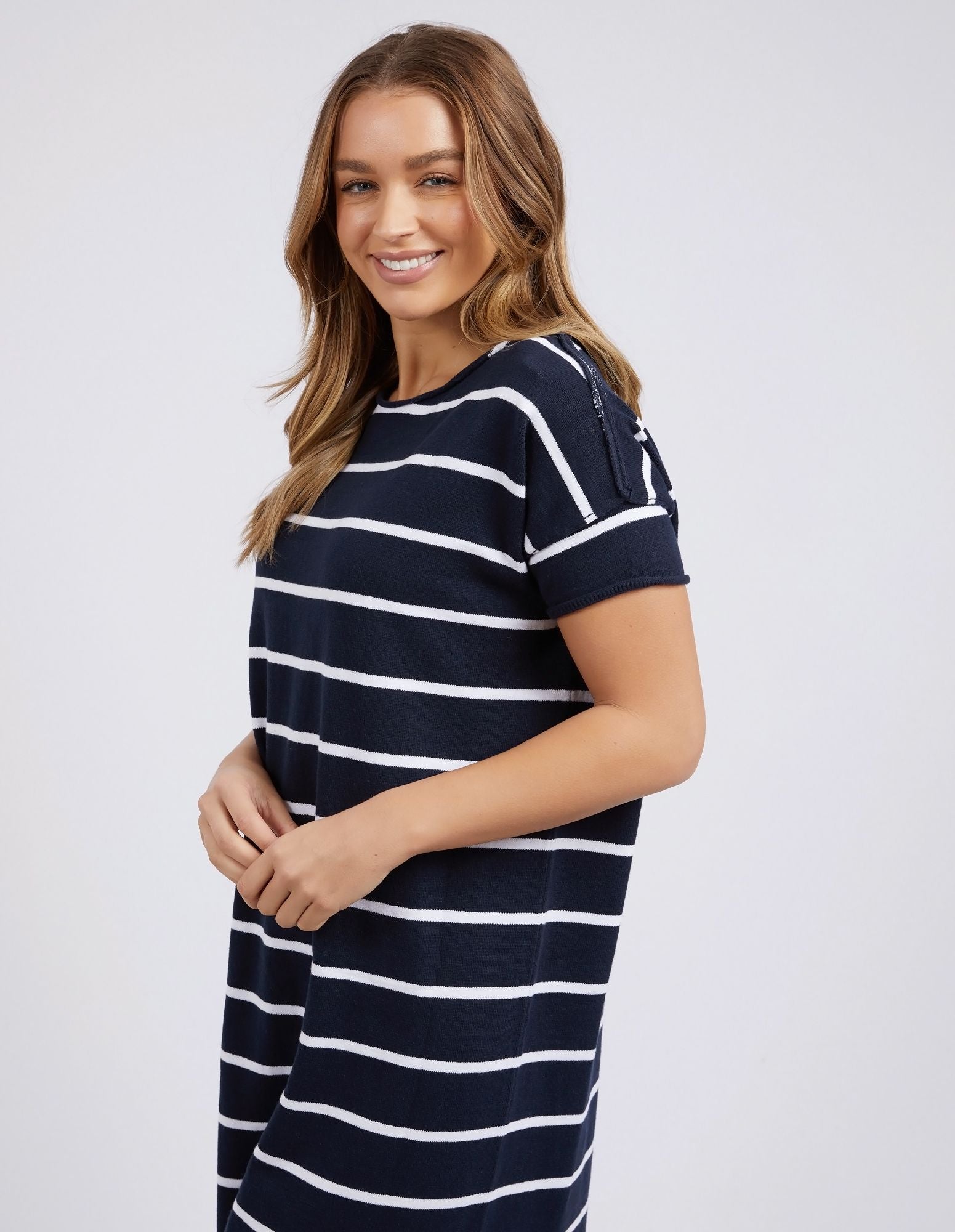 Foxwood Margot Stripe Knit Dress