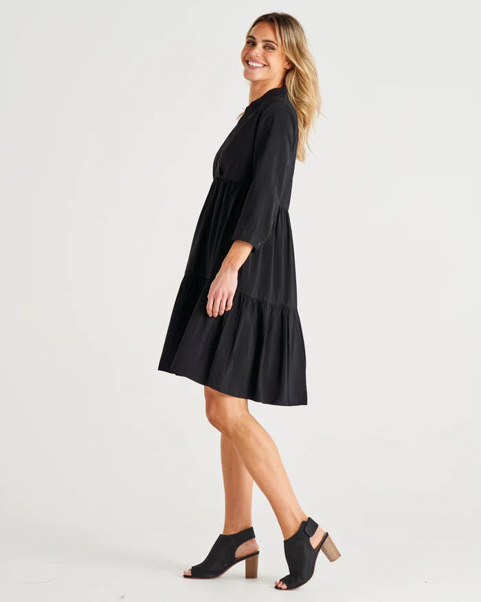 Black V Neckline Dress | Little Extras Lifestyle