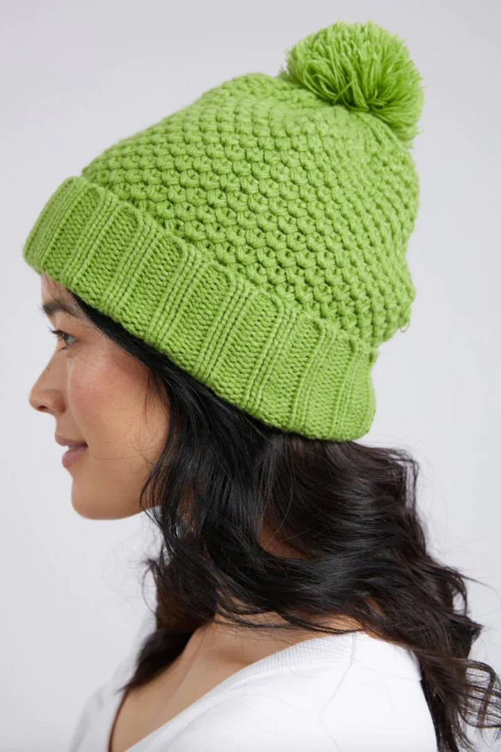 Elm Berry Beanie - Jungle Green