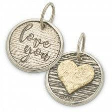 Palas Heart + I Love You Charm - Little Extras Lifestyle Boutique